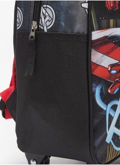 MARVEL Avengers Print Trolley Backpack with Retractable Handle - 34x25x12 cm  - Image 3