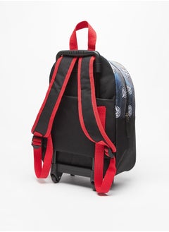 MARVEL Avengers Print Trolley Backpack with Retractable Handle - 34x25x12 cm  - Image 2
