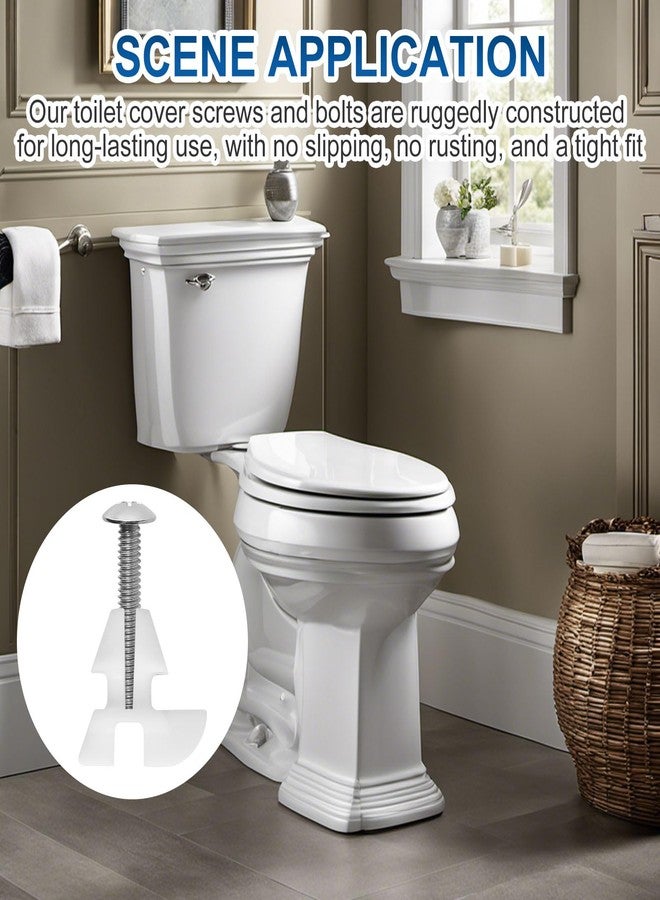 LEDBarz Toilet Seat Screws & Bolts for Kohler 1133024 Hardware Pack, Compatible with Kohler Toilet Seats Parts Secure Fit Toilet Seat Hardware Kit, Non-Slip Rust-Resistant - 4 Pack - Image 5