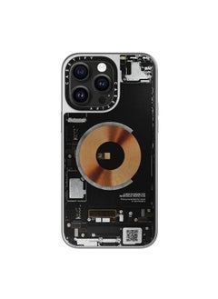 MagSafe Mirror Case, Compatible w/ iPhone 15 Pro Max - 5Ft. Drop Protection, Shock Absorbing, Slim & LightWeight, Eco-Friendly, Wireless & MagSafe Charging Compatible - Teardown Print