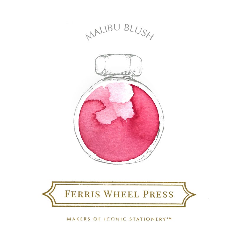 Ferris Wheel Press حبر قلم حبر فيريس ويل | مجموعة حبر يومية | وردي زاهي | 38 مل - Image 2