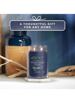 YANKEE CANDLE Yankee Candle Signature Scented Candle | Lakefront Lodge Large Jar Candle with Double Wicks | Soy Wax Blend Long Burning Candle | Perfect Gifts for Women  - Image 5