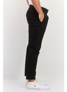 Sorbino Men Solid Stretchable Straight Leg Pants, Black  - Image 2