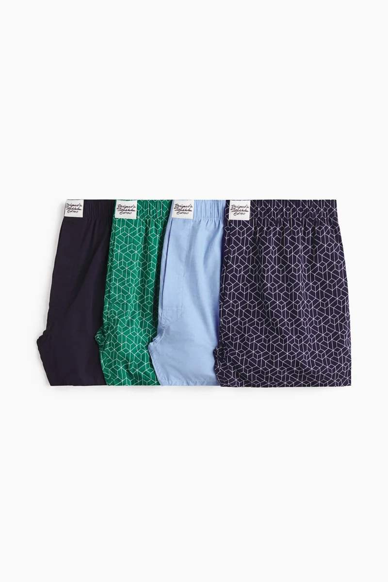 4-pack woven boxer shorts