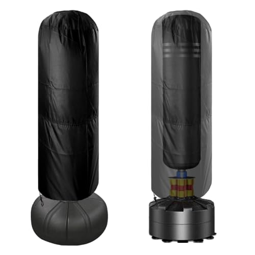 COOSOO Punching Bag Cover Outdoor Standing Boxing Bag Cover Waterproof Freestanding Punching Bag Protective Cover Free Standing Boxing Bag Cover 30 Dx69 H - Image 3