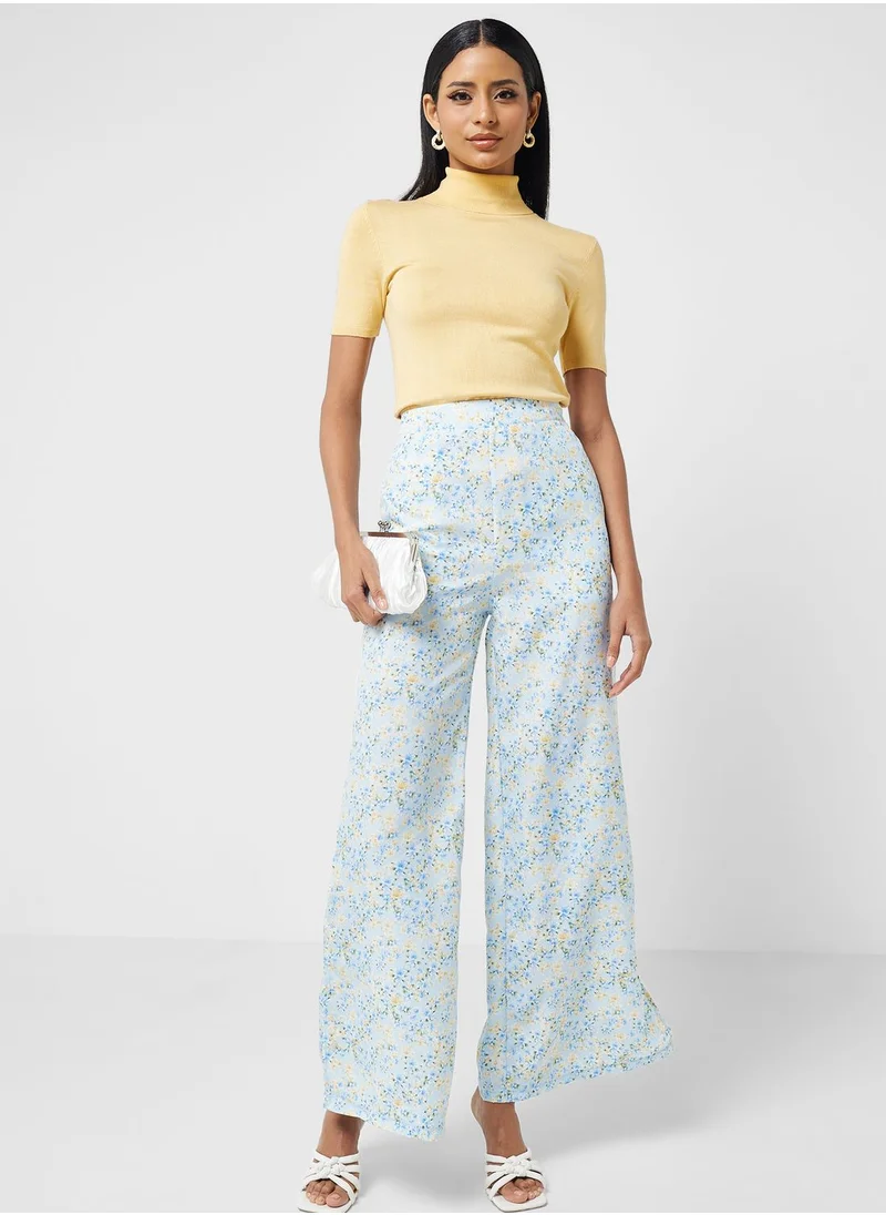 ELLA Printed Flared Pants