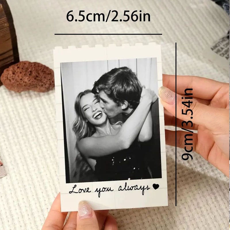 Customized Photo Ornament 6.5x9cm Personalized Gift With Text Couples Anniversary Valentine - Image 5