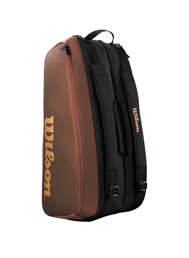 Wilson Brown Pro Staff V14 Super Tour Duffel Bag, Brown, Holds up to 9 Rackets  | Best Price UAE