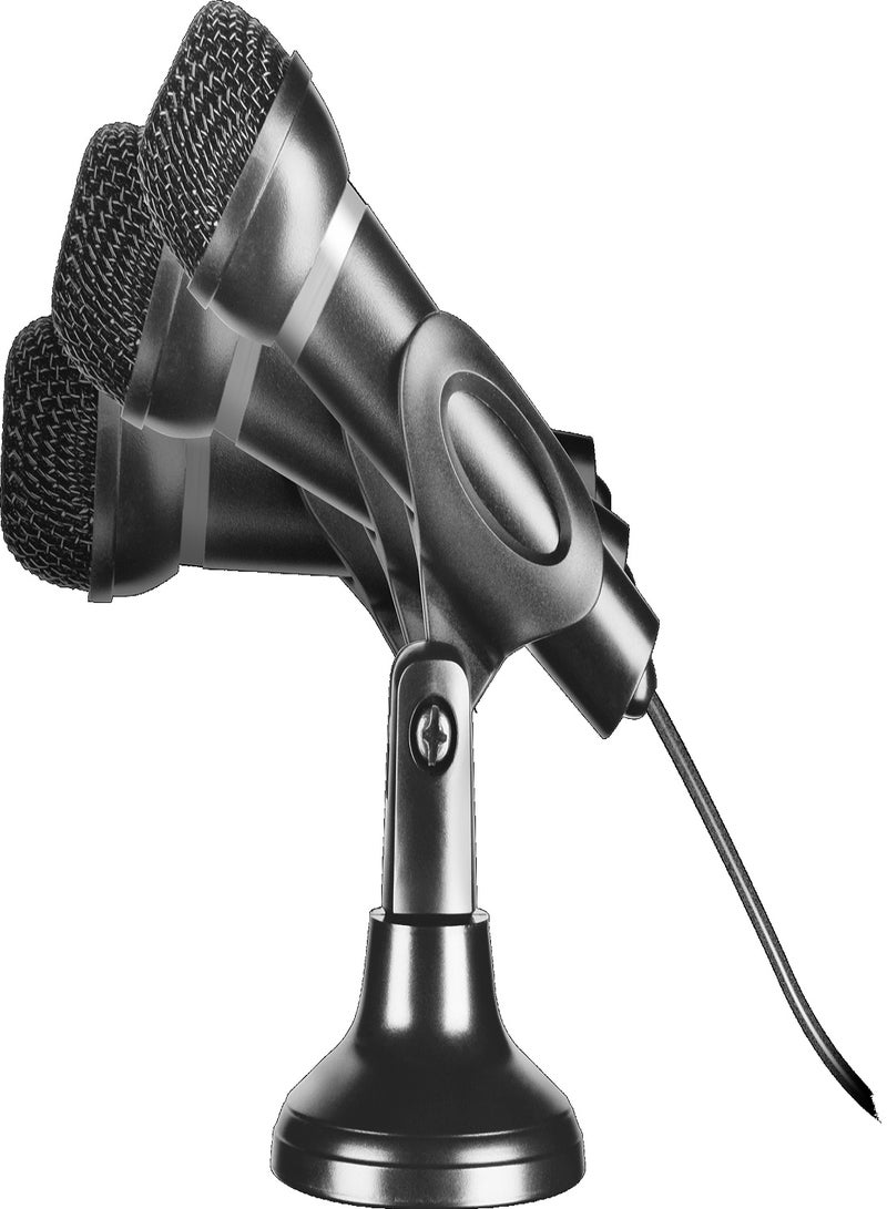سبيدلينك سبيد لينك SL-8703-BK كابو مكتب وميكروفون يدوي أسود - Image 5