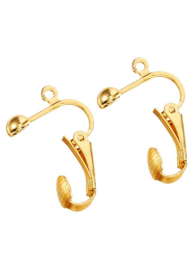 Bememo - 36 Pack Clip-On Earring Converter With Easy Open Loop For Diy Earring And Turn Any Studs Or Pierced Into Clip On (Gold And Silver) - Image 1