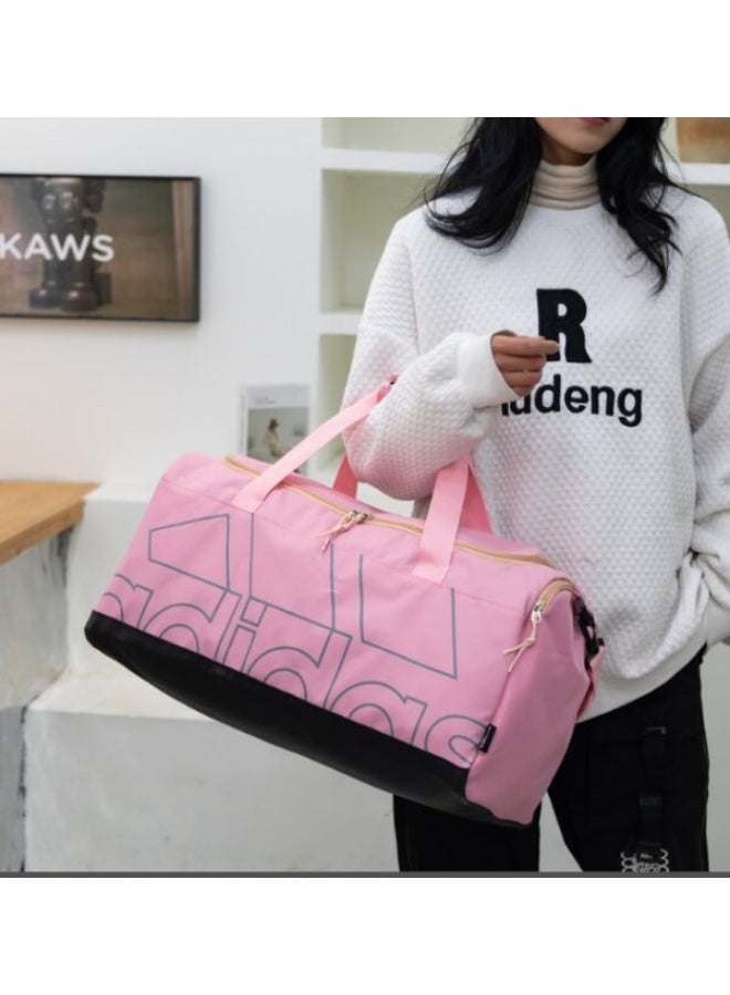 اديداس Adidas outdoor large-capacity bag with dry and wet separation and multiple pockets. - Image 2
