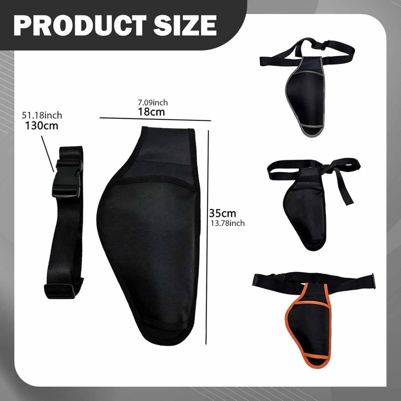 Scissors Sheath 2 Pieces Tool Belt Pouch Adjustable Waist Pruning Shears Pocket Oxford Holder Suitable for Outdoor Engineer Garage Farm Husban, Black - Image 3