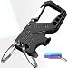Hephis Skull Heavy Duty Key Chains with LightBottle OpenerScrewdriverCarabiner Car Key Chains for Men and WomenBlack - Image 2