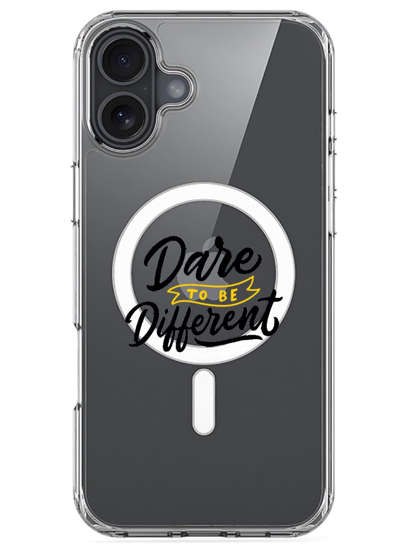 Theodor Magnetic Case for Apple iPhone 17 Compatible with MagSafe Wireless Charging, Shockproof Phone Bumper Cover - dare to be different - Image 1