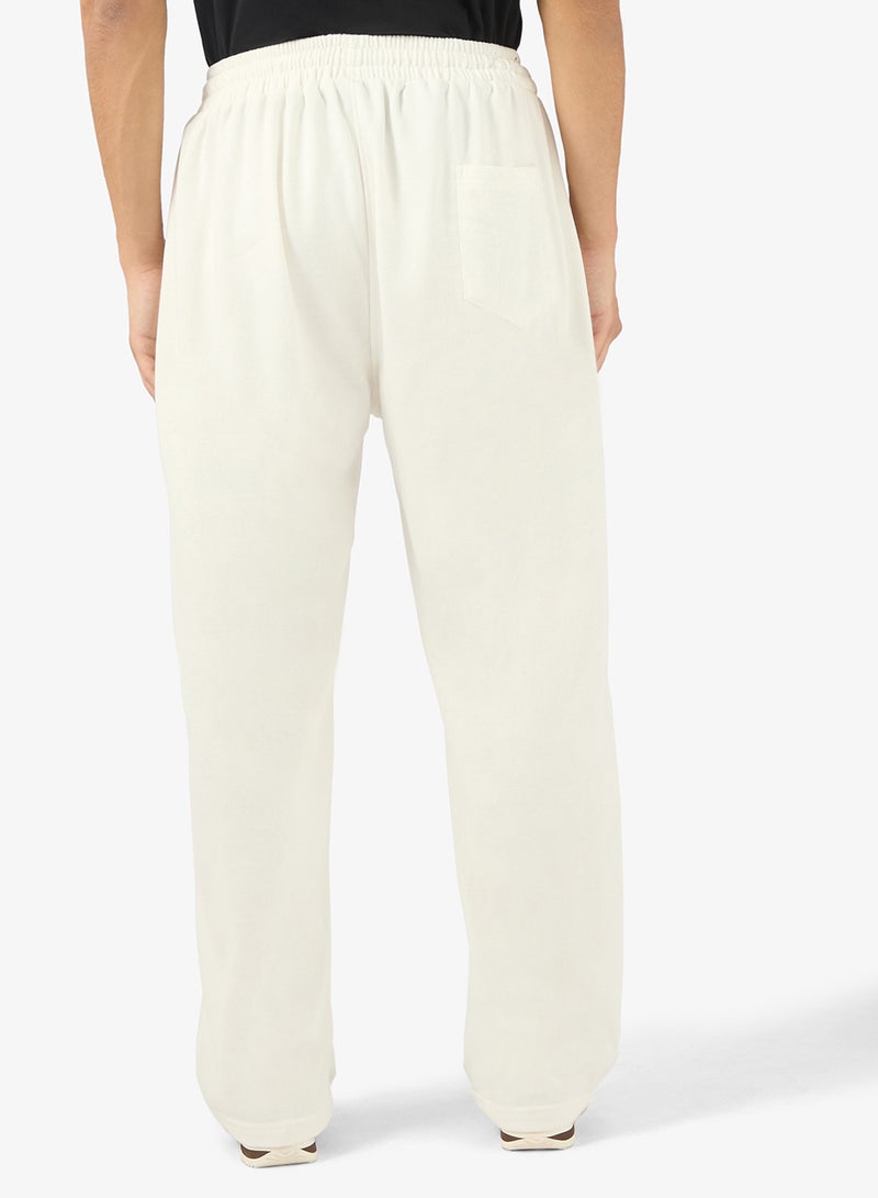 Seventy Five Basics Graphic Print Open Hem Joggers - Image 3