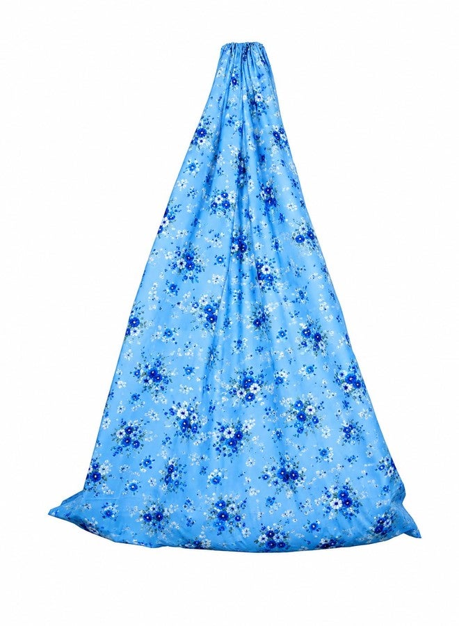 SJ SHINE Born Baby Hanging Swing Cradle Cotton thottil Cloth thuni for Babies Baby Boy's and Girl's Cotton Cloth Cradle/Zula//Jhula/Jhoola/uyalalu for new Born Babies Bed not Included (Blue, Miloo)