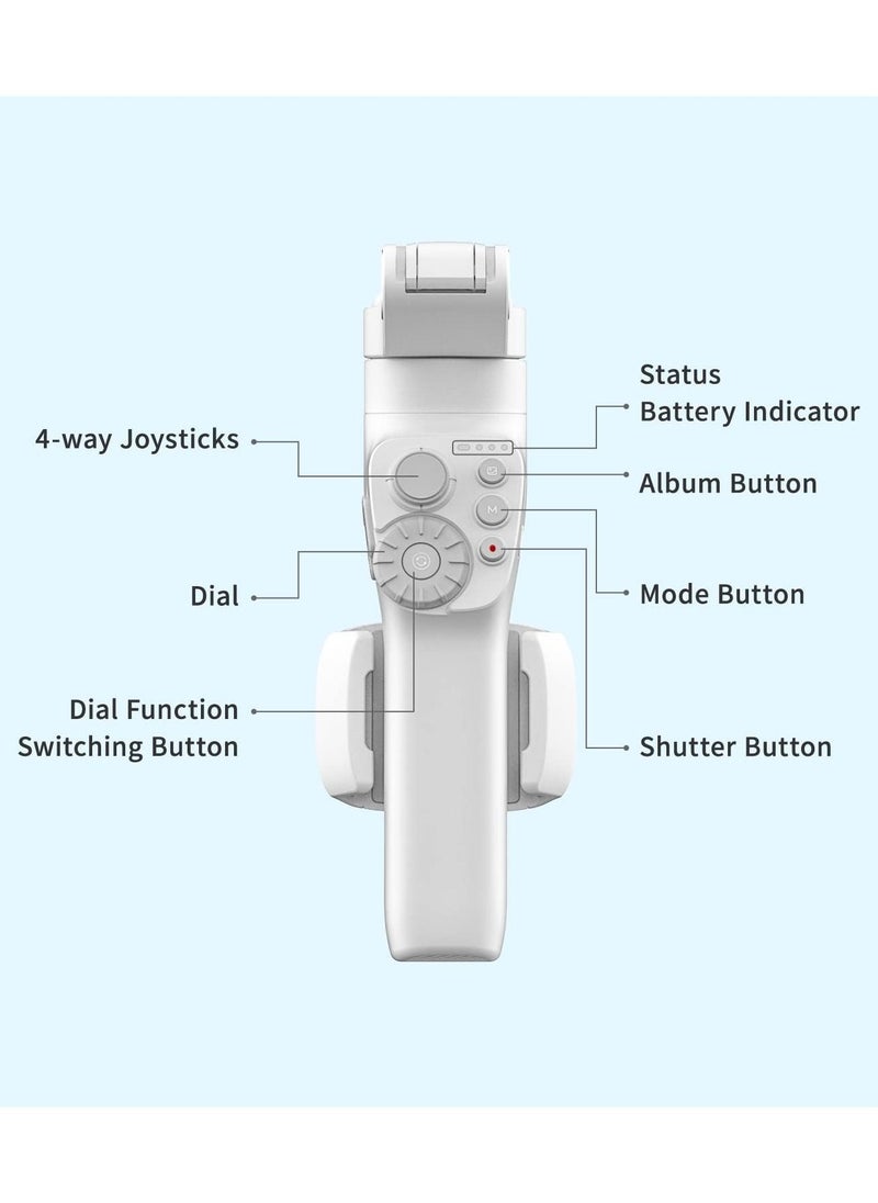 FeiyuTech - FeiyuTech Vimble 3 Smartphone Stabilizer,7.8’’ Built-in Extendable 3 Axis Phone Gimbal, Portable Cellphone Gimbal for Android&iPhone,Huawei MI Samsung,Tiktok Youtube INS Video Tool,Officia-Authourized - Image 1