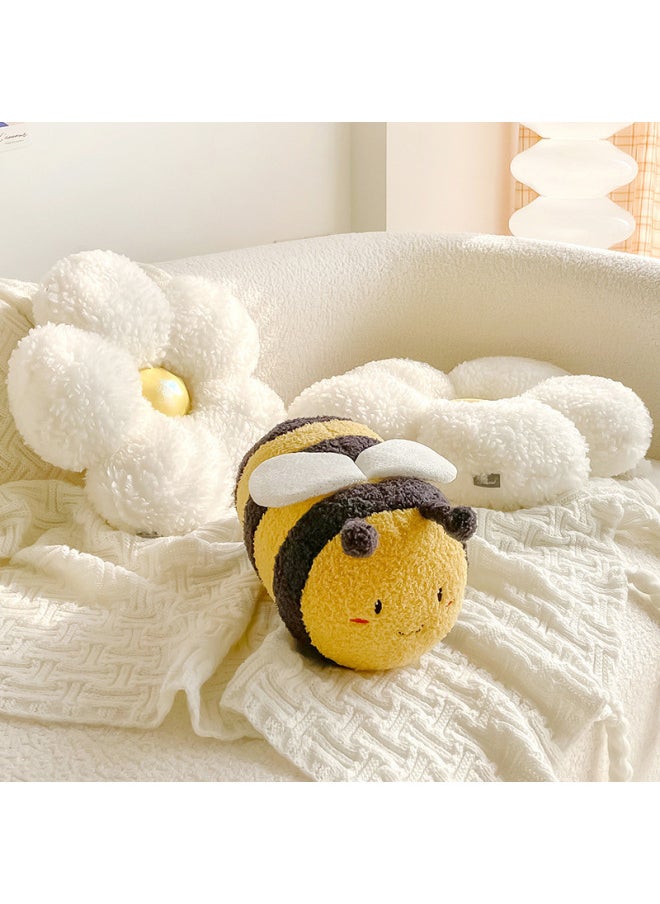 Generic - Ins Bee Pillow Cross Border Flower Bee Doll Girl Heart Flower Cushion Children's Comfort Doll Wholesale-Color:flower Bee]-Height:30*18cm0.2kg - Image 1