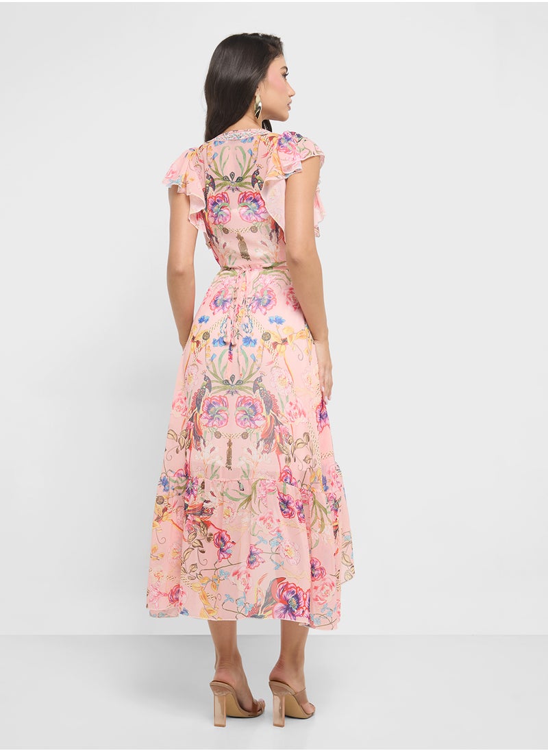 ELLA Floral Print Dress  - Image 2