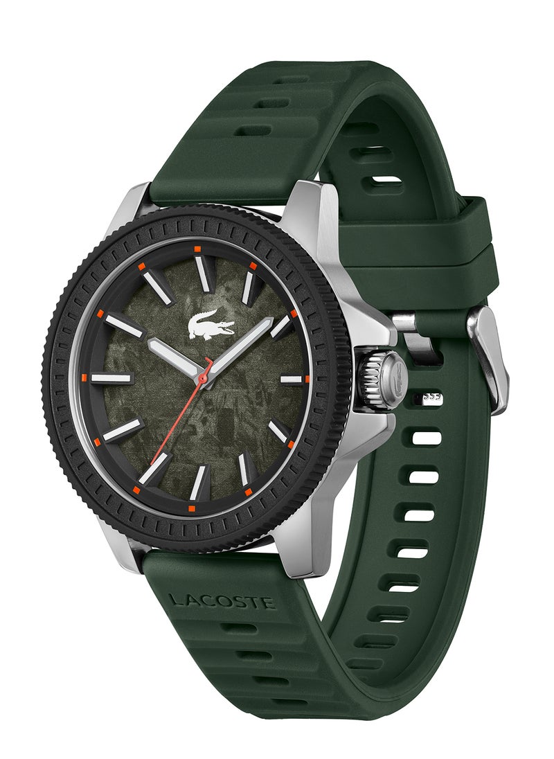 LACOSTE LACOSTE ROUND ANALOG MEN'S KHAKI CASE WATCH - 2011357  - Image 1