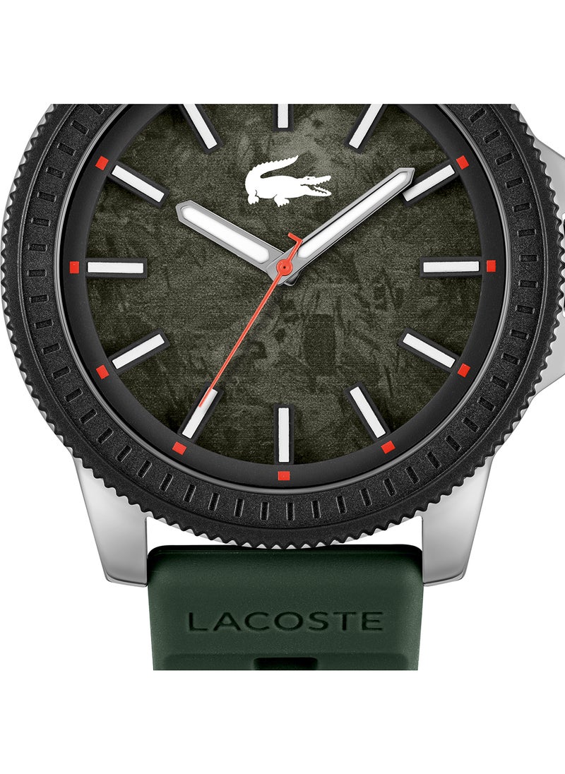 LACOSTE LACOSTE ROUND ANALOG MEN'S KHAKI CASE WATCH - 2011357  - Image 4