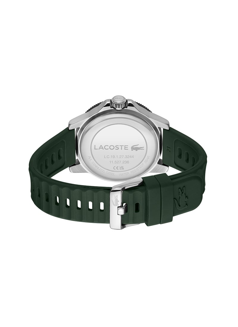 LACOSTE LACOSTE ROUND ANALOG MEN'S KHAKI CASE WATCH - 2011357  - Image 3