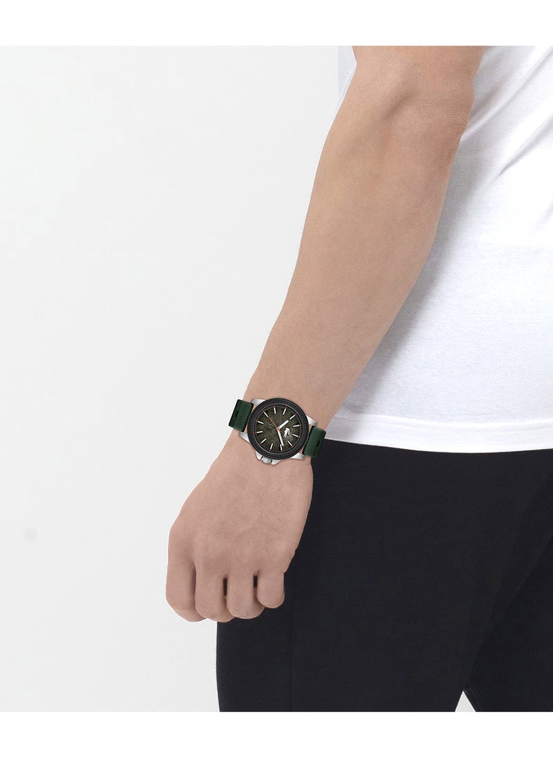 LACOSTE LACOSTE ROUND ANALOG MEN'S KHAKI CASE WATCH - 2011357  - Image 5
