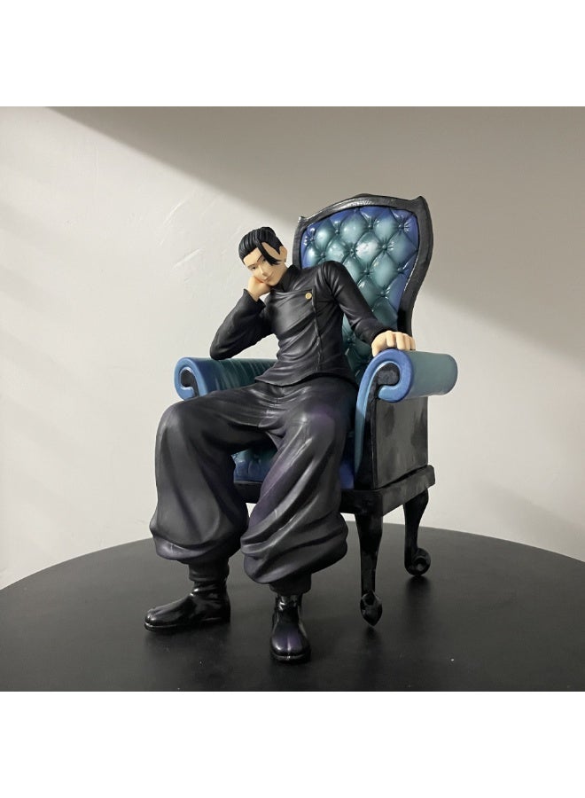 هالامودو جوجوتسو كايسن جلس سوغورو جيتو على شكل أريكة ، ديكور مكتب غامض وهدية عيد ميلاد 24 سم - Image 3