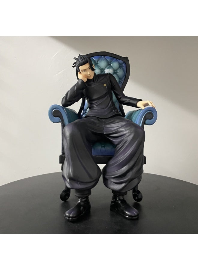 هالامودو جوجوتسو كايسن جلس سوغورو جيتو على شكل أريكة ، ديكور مكتب غامض وهدية عيد ميلاد 24 سم - Image 2