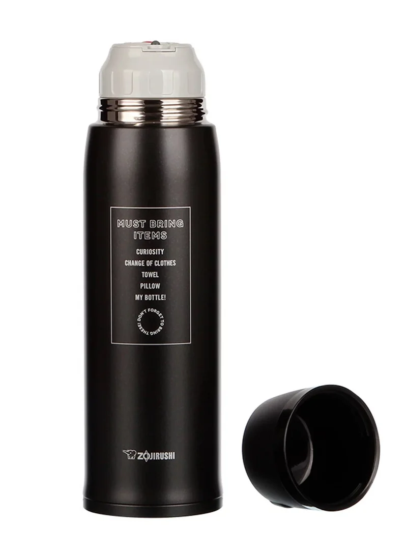 Zojirushi  Vacuum Flask Bottle with Cup, 1.0Ltr, Black  | Best Price UAE