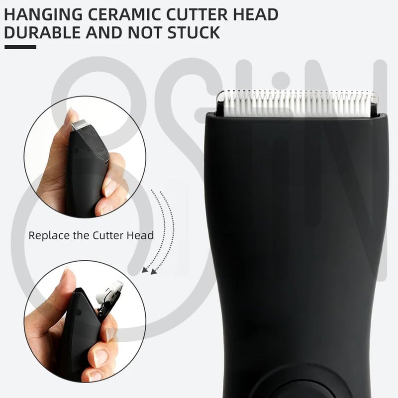 Ostin Beard Trimmer For Men Adjustable Electric Hair Trimmer for Adults With 2 Comb Hair Clipper Cordless Rechargeable Hair Trimmer Kit For Home Use - Image 5