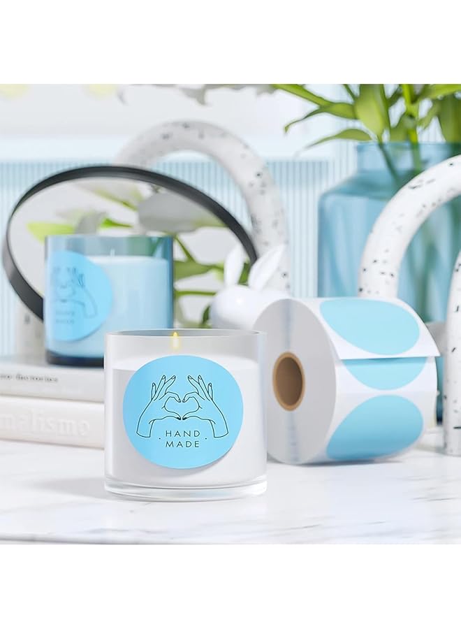 erorex Colorful Round Thermal Label Name Tags Coding For Diy 50.8Mm*50.8Mm 500Pcs Pink - Image 5