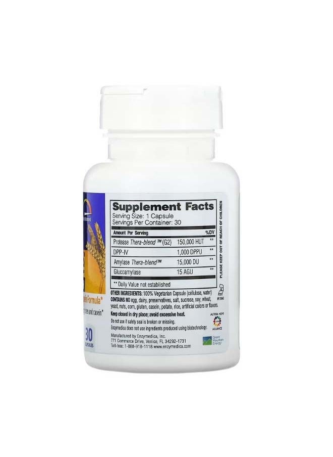 ENZYMEDICA GlutenEase Extra Strength 30 Capsules  - Image 2