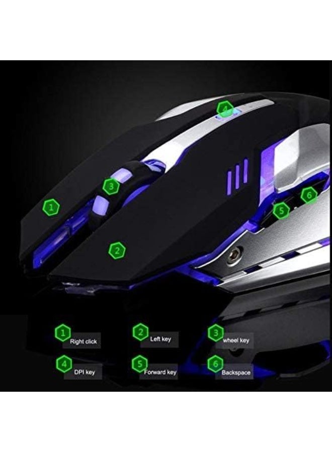 Zero Gaming Mouse 3600 DPI with 6 Buttons and LED Backlight – Metal Design for Gamers - Image 2