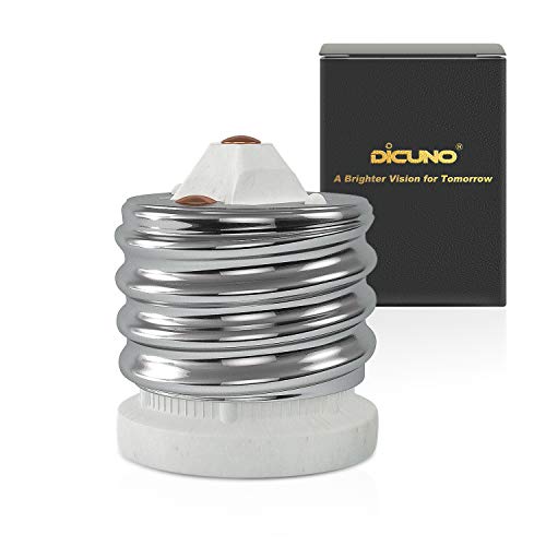 DiCUNO E39 to E26 Socket Converter, Ceramic Mogul E39 to Standard Medium E26 Light Bulb Adapter, Maximum 660W and 200℃ Heat-Resistant, UL-Listed Mogul Base Adapter, Porcelain Socket Reducer, 1-Pack - Image 1