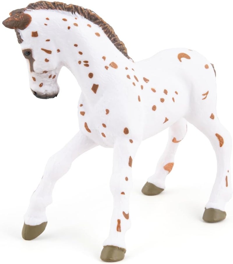 Papo  HandPainted  Figurine  HorsesFoals and Ponies  Brown Appaloosa Foal Figure51510  Collectible  for Children  Suitable for Boys and Girls  from 3 Years Old - Image 3