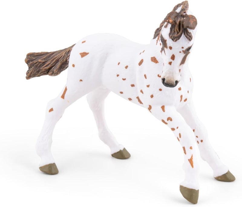 Papo  HandPainted  Figurine  HorsesFoals and Ponies  Brown Appaloosa Foal Figure51510  Collectible  for Children  Suitable for Boys and Girls  from 3 Years Old - Image 5