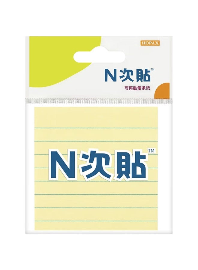 Stickn Sticky Notes, N Times, Horizontal Line, Memo Pad, Notepad, 76*76Mm, 100 Sheets/Book, 31073 - Image 3