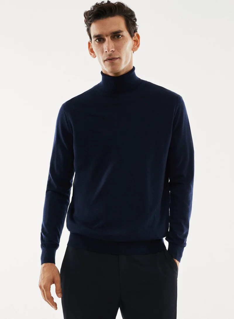 Mango Man Essential Turtle Neck Sweater