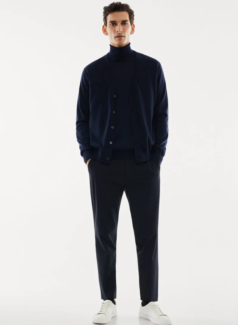 Mango Man Essential Turtle Neck Sweater