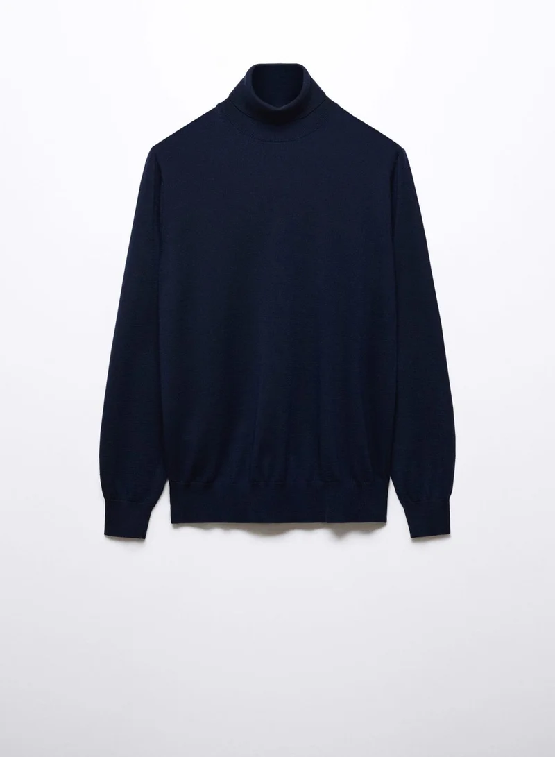 Mango Man Essential Turtle Neck Sweater