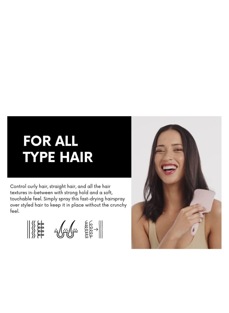 Morfose Milk Therapy Hair Spray 300ml - Nourishing Hold & Quick Dry Formula - Image 2