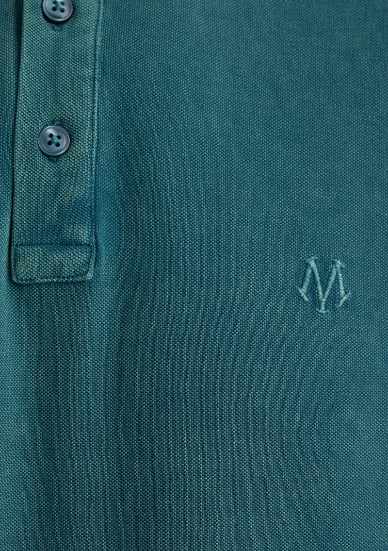 MAVI Collar Detailed Green Polo