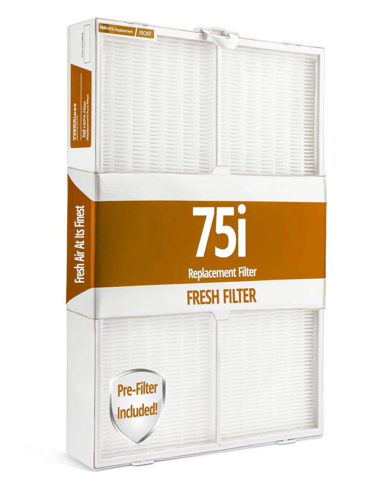 Alen Air Purifier Filter Replacement  BreatheSmart 75i  FRESH  H13 True HEPA  B7Fresh Compatible Fresh
