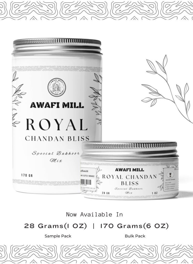Awafi Mill - AWAFI MILL Royal Chandan Bliss Bakhoor Mix – Specially Crafted Incense for Spiritual and Aromatic Bliss - Image 1