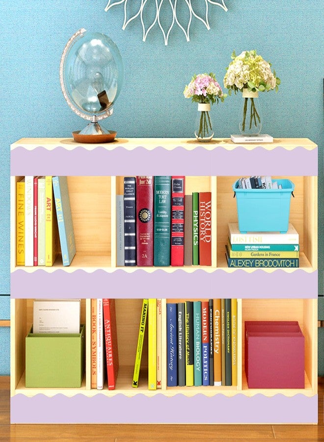 Fancy Land Lavender Bulletin Board Border Light Purple Scalloped Border Trim for Classroom 52ft One Roll - Image 5