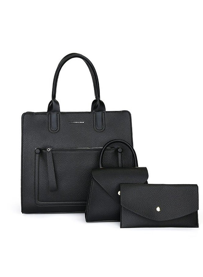 Mark Fairwhale New Large Capacity Handbag Casual Three Piece Set 