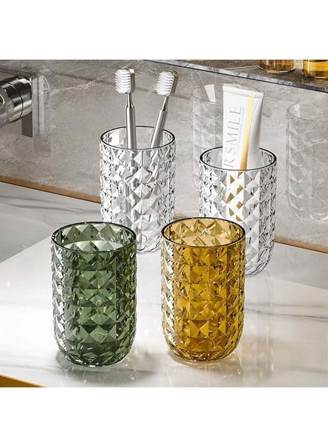 Kuber Industries Toothbrush Cup Holder | for bathroom and Travelling | Dust Proof | YM.6238D | Dark Green - Image 5