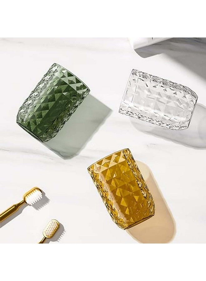 Kuber Industries Toothbrush Cup Holder | for bathroom and Travelling | Dust Proof | YM.6238D | Dark Green - Image 4