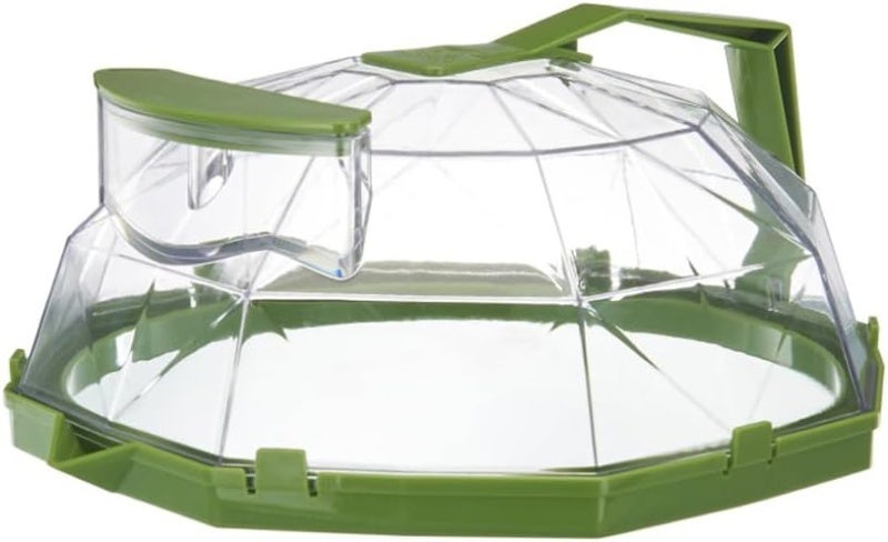 Microwave Splatter Cover: Transparent Green 200°C Heat-resistant PC Material With Rotatable Ventilation Holes - Multi-functional Microwave Cover For Food For Home Kitchen Microwave Cooking - Image 3